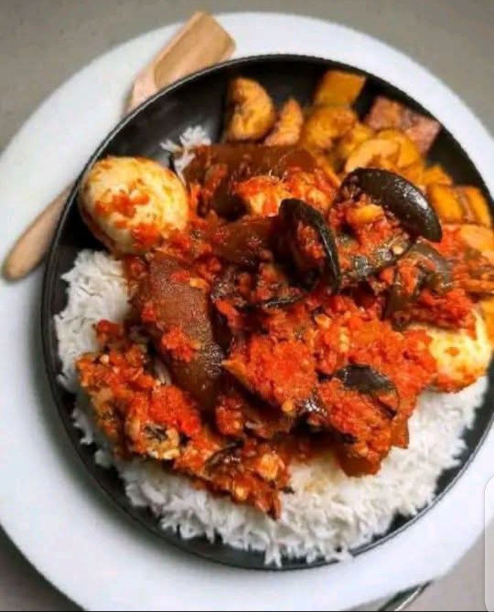 Delicious snail rice dish